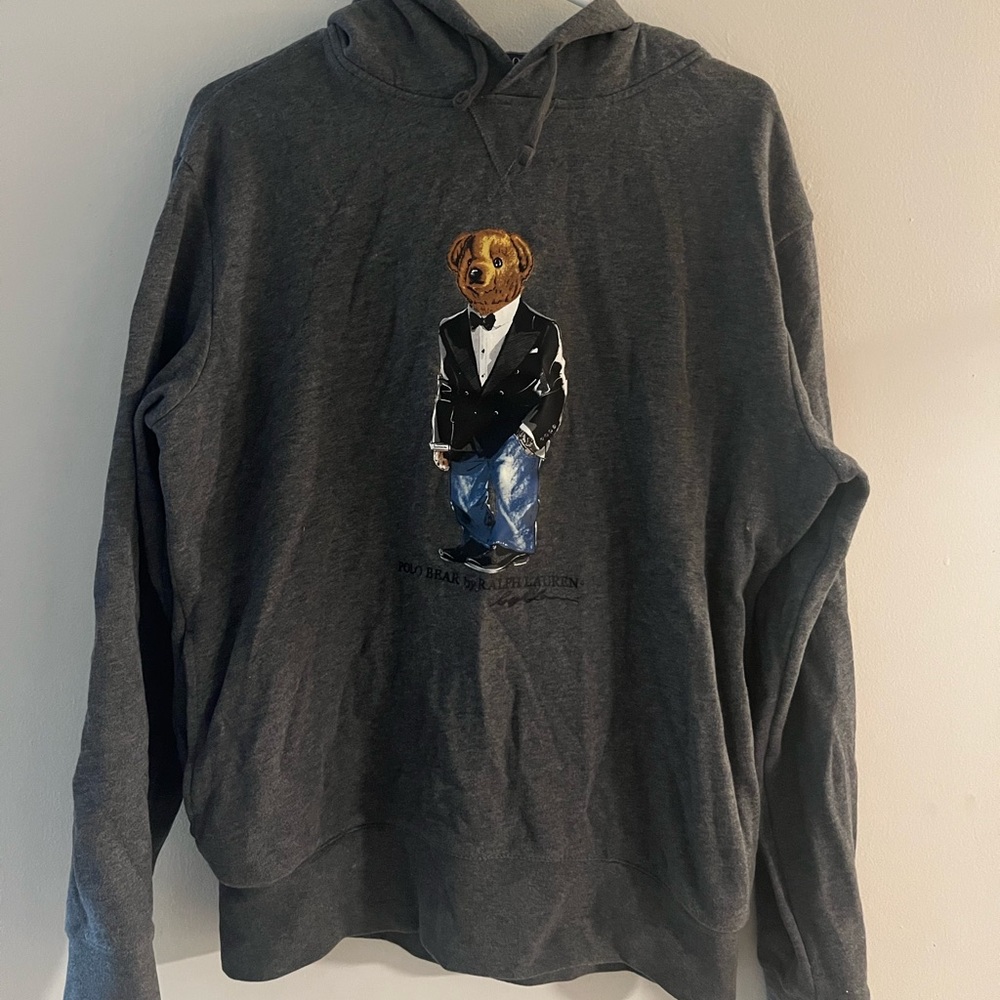 Ralph Lauren Original Polo Bear Hoodie size small